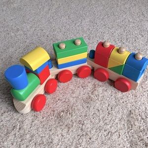 Melissa & Doug wooden stacker train